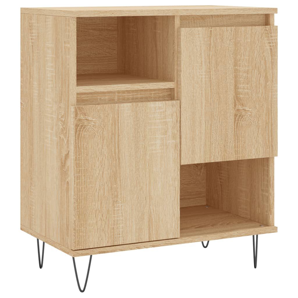 Sideboard mit Türen 60 cm breit in Sonoma Eiche Optik Wohnzimmer Flur modern Sideboard mit Türen 60 cm breit in Sonoma Eiche Optik Wohnzimmer Flur modern